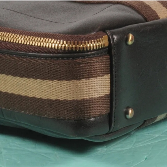 SOLD MCM 2way Leather Document Notebook Cross Shoulder Bag + Dust Bag. - Picture 8 of 10